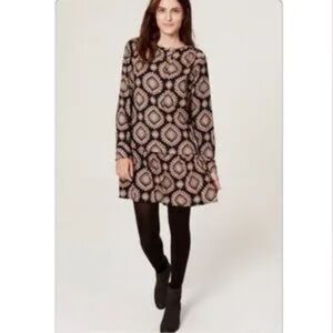 Loft Drop Waist Shift Dress | Loft Henley Long Sleeve Dress